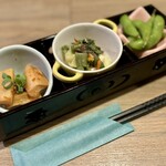 個室居酒屋 すみ田 - おばんざい３種盛り