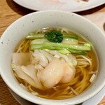 Buriru Hanten - ミニ麵飯 海老ワンタン麵