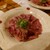 喬司 - 料理写真:名物の牛肉タタキ