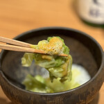 Rooots Nakanoshima - 春キャベツ　宮城産雲丹　