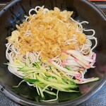 小諸そば 岩本町2号店 - 冷やしたぬき。そば湯は無かった