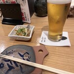 いぶし吟 ふじや - 生ビール650円
