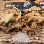 いぶし吟 ふじや - 桜エビ野菜かきあげ800円