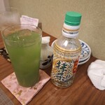 和酒 和食 御結び - ふるふれ抹茶ハイの追加焼酎「ナカ」