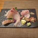 和酒 和食 御結び - お造り五種盛り