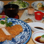 カレル チャペック - 料理写真:岩中ポークのロースカツコース