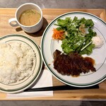 グリルモトカラ - 国産ステーキランチ1000円