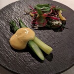 明神館 - アスパラガス・メイヤーレモン