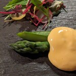 明神館 - アスパラガス・メイヤーレモン