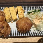 肉豆冨とレモンサワー 大衆食堂 安べゑ - 【2024.5.15(水)】からたま定食（唐揚げ＋玉子焼き）1,043円のからたま