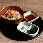 Horse fatty tuna rice