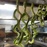 桂川 - のれんではない。白瓜です