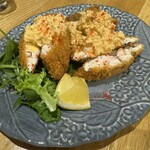 アラゴスタ - 三重産平アジフライ奈良漬タルタルソース 980円