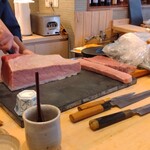 すしやのたい悟 - この本鮪大トロを刺身で４切れ食べたいな♫