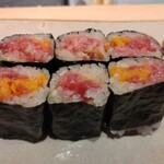 すしやのたい悟 - 最高に旨い、とろたく巻きでした。
