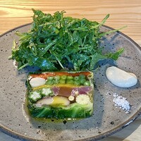 尾山台 山田 - 野菜と鰹のテリーヌ ルッコラセルバチコ