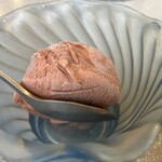 カリーライス専門店エチオピア - 本日はチョコレート味のアイス