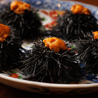"New product" - Uni-Shumai that looks just like the real thing!