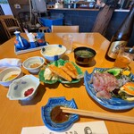 Isoryouri Kaifukumaru - 本日のランチサービス＋ビール