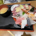 Sakanaya - 特盛海鮮丼ランチ　豪華１０品以上盛り