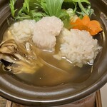 ふぐ御料理處 でん - 鱧の1人鍋