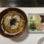 ふぐ御料理處 でん - 鱧の冷たい出汁茶漬け