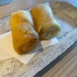 食堂 たのし - 筍ペペロンチーノ春巻き