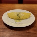 チーズオムレツ 白トリュフオイル
