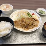 Raranoyu - 生姜焼き定食1,100円