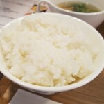 キッチン ブルー グローブ - ご飯大盛りのアップ