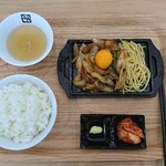 Gyuukaku Yakiniku Shokudou - スタミナ焼き定食 ごはん大盛