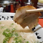 ばりこて - ６９０えん『博多ラーメン(麺：カタ指定)』2014.3