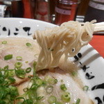 ばりこて - ６９０えん『博多ラーメン(麺：カタ指定)』2014.3