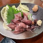 鼎 - ホタルイカの沖漬け