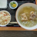Okinawa Sobaya - ソーキそばセット　1050円