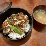 かげろう - 稲田さん家 地養鳥 もも肉炭火焼き  味噌照りお重