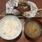 Kagerou - 特製ハンバーグとキノコのホイル焼き  もろ味噌ソース