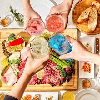 ３０種以上の種類豊富なドリンク！《飲み放題あり》