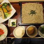 Kazokutei - そばと野菜サラダの和みセット