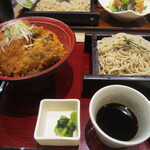 Kazokutei - 雪室熟成黄金豚のタレかつ丼セット