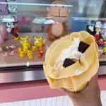 creperie - コーヒーゼリーホイップ(店内にて)