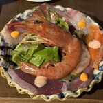 シーフードスタンド パチョレック ハナタレ - カルパッチョ　ハーフ！