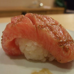 鮨 志の助 - 追加にて炙りトロ②