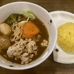 NAVY'S - 名物北海道ザンギ➕海老スープ