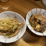 知床らうす亭 - 切り干し　豚肉卵とじ