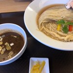 めん処 きよ洲 - 貝汁昆布水の芳醇つけ麺1100円税込