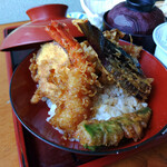 千奈利 - 天丼（ご飯少な目）