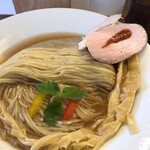 めん処 きよ洲 - キレイに畳まれた麺が取り出しやすくて食べやすい！
