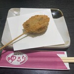 ゆるり - しいたけ肉詰めフライ