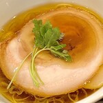 らぁ麺 紫陽花 - つけ麺、麺大盛、白醤油バージョン